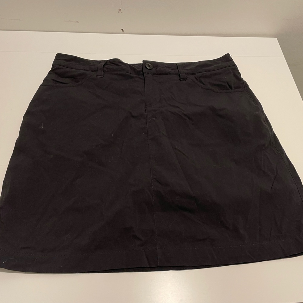 Eddie Bauer Brand Women's Size 4 Athletic Skirt Skort Golf Athleisure Black